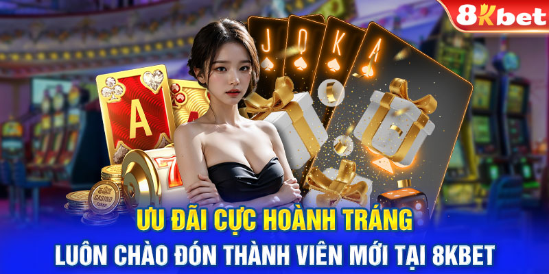 Ưu đãi cực hoành tráng luôn chào đón thành viên mới tại 8KBET